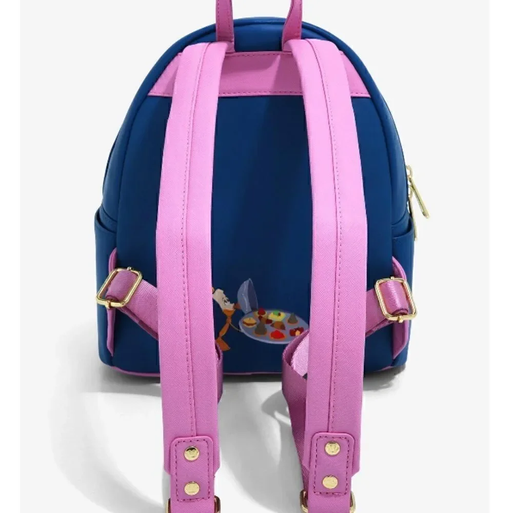🫖🫖Loungefly Disney Beauty and the Beast Be Our Guest Mini Backpack